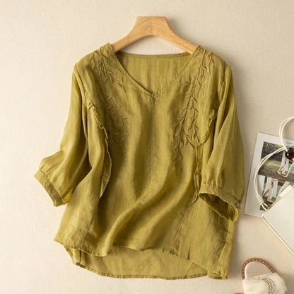 Cotton and linen shirts