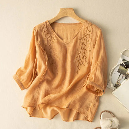 Cotton and linen shirts