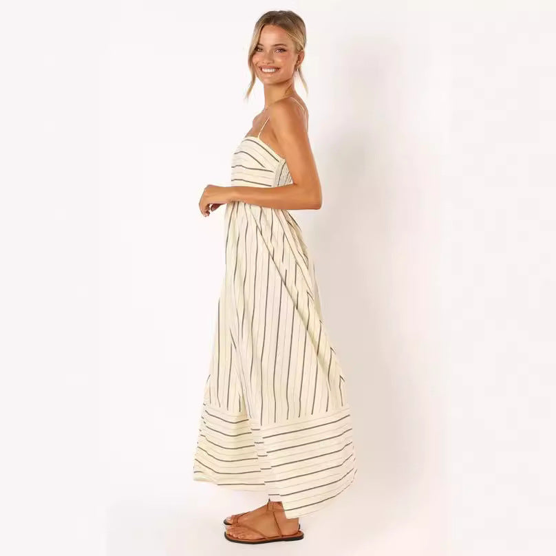 Backless Pendulum Fresh Wind Dress